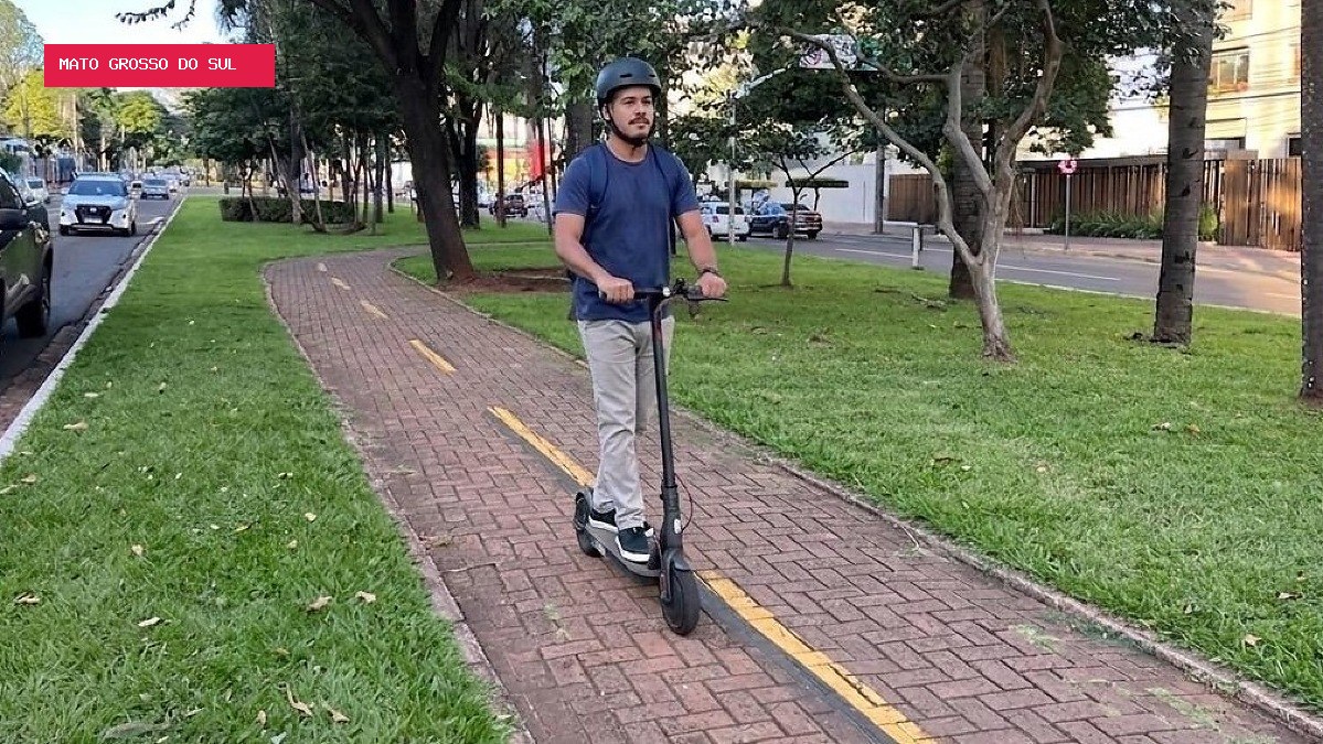 Patinetes elétricos terão nova operadora nas ruas de Campo Grande