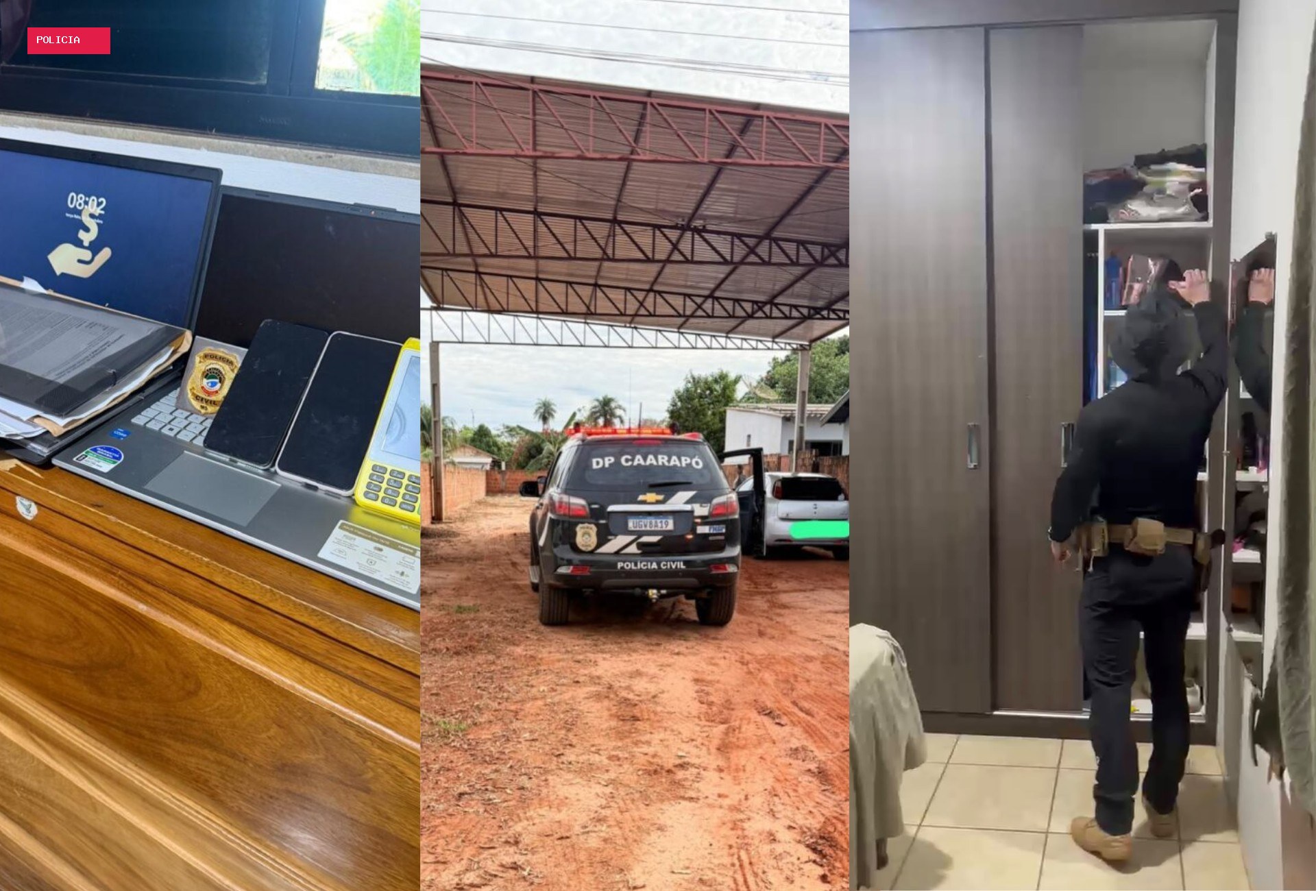 Casal é preso suspeito de usar dados e imagens de indígenas e idosos para fazer empréstimos em MS