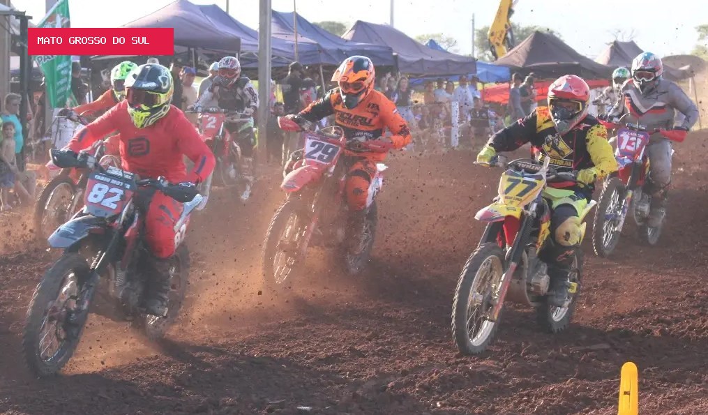 Chuvas adiam etapa nacional de velocross em Amambai; nova data é definida