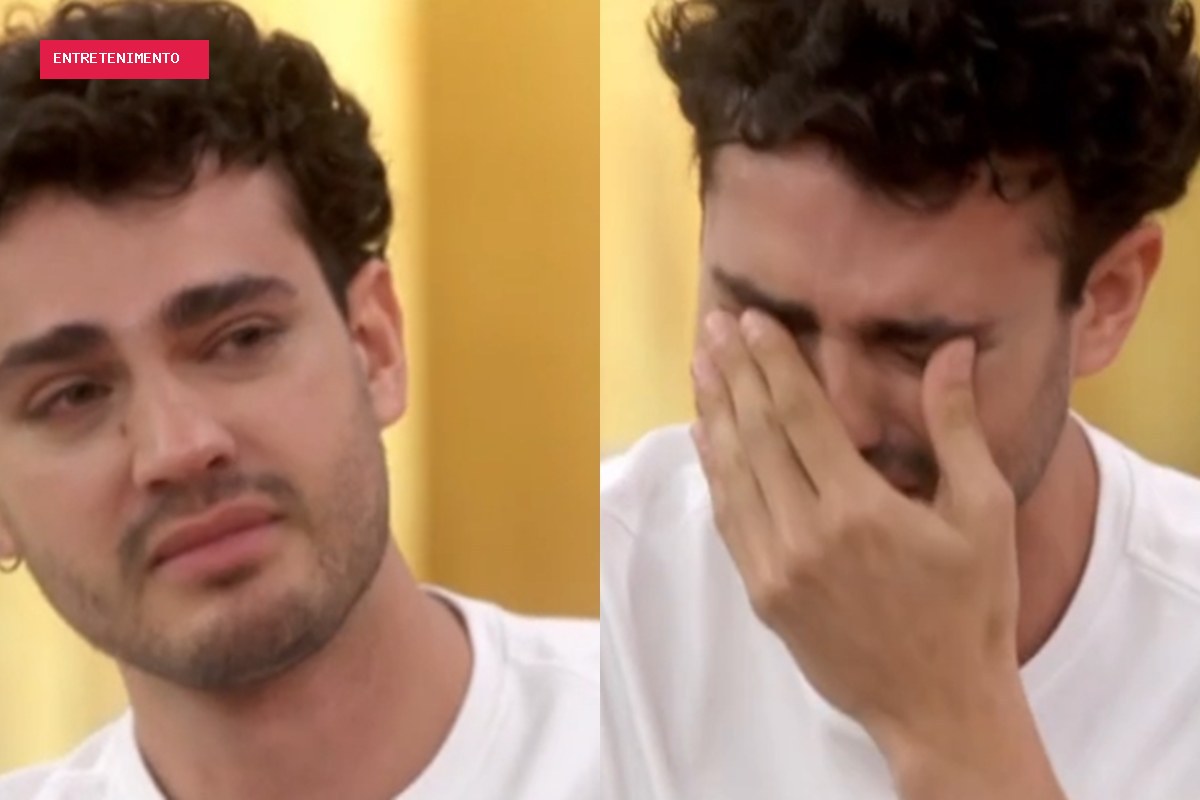 Ator de Quem Ama Cuida tem crise de choro ao vivo na Globo. Veja vídeo
