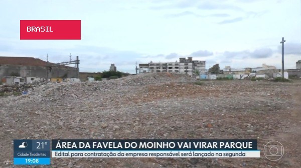 Antiga Favela do Moinho, no Centro de SP, será transformada em parque; licitação será lançada na segunda