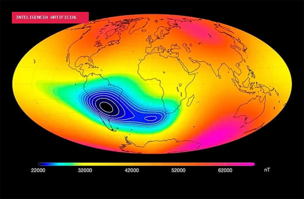 Anomalia que enfraquece o campo magnético da Terra sobre o Brasil “rachou” em duas?