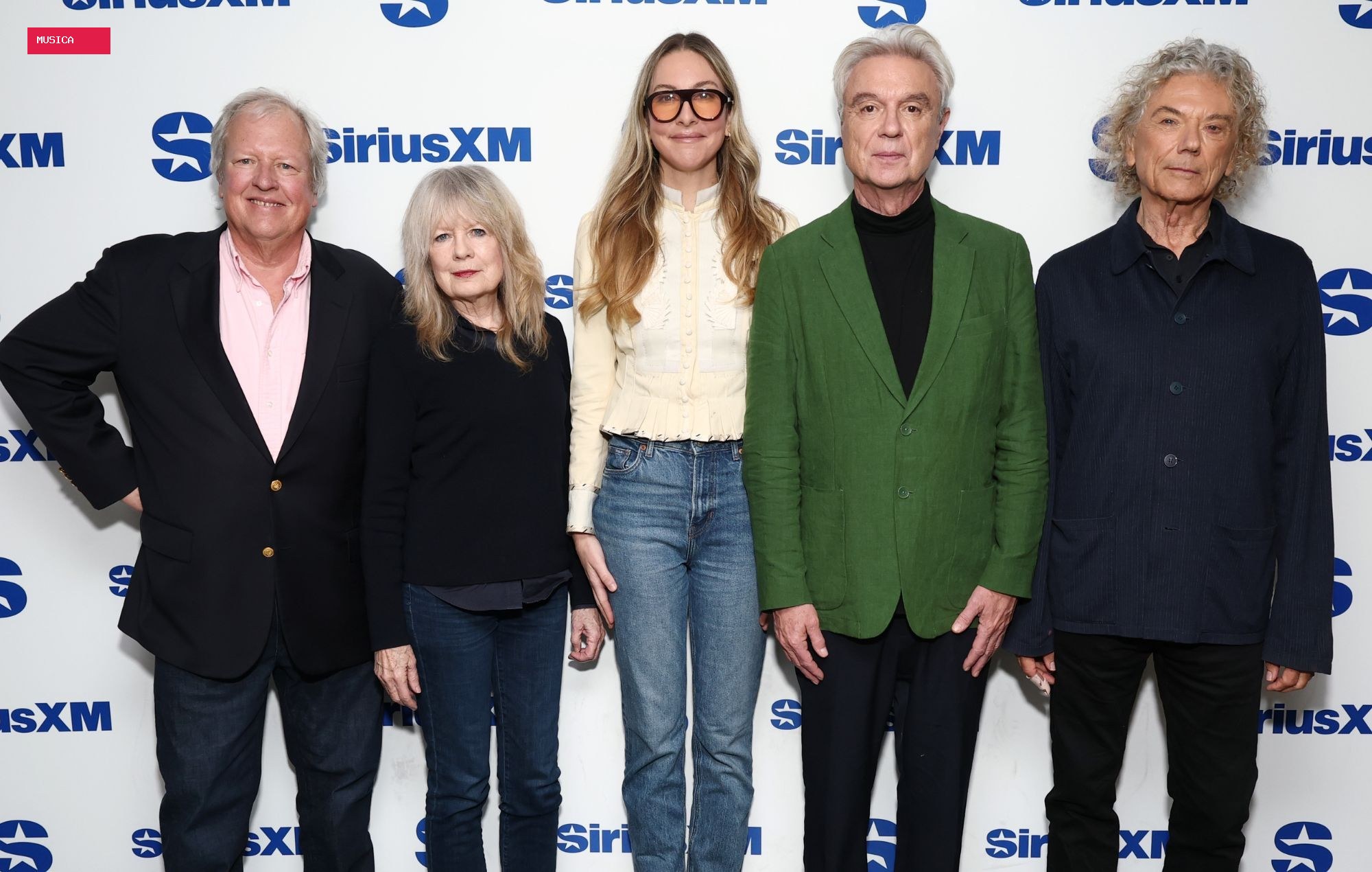 Watch Talking Heads reunite again for Q&A with Este Haim to launch new SiriusXM station